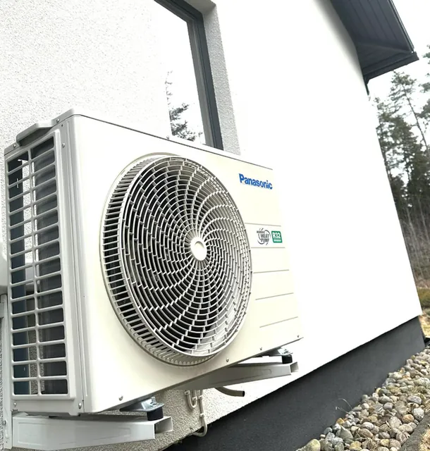Panasonic värmepump installerad av Engliden